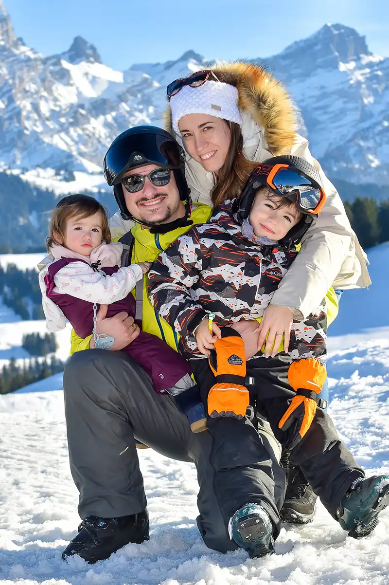 famille-ski
